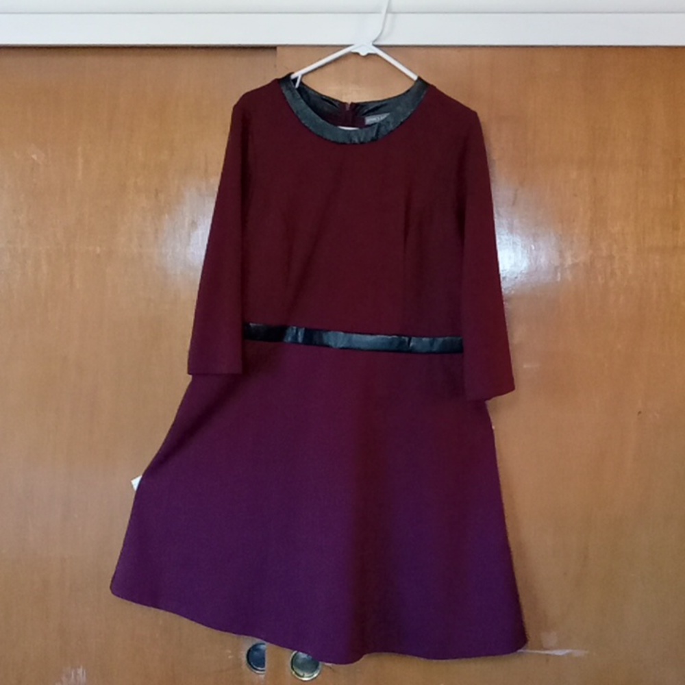 Jessica London dress 14W, Burgundy